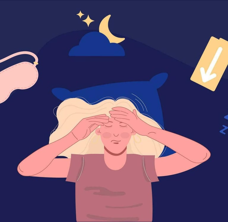 Sleep Insomnia Illustration-2