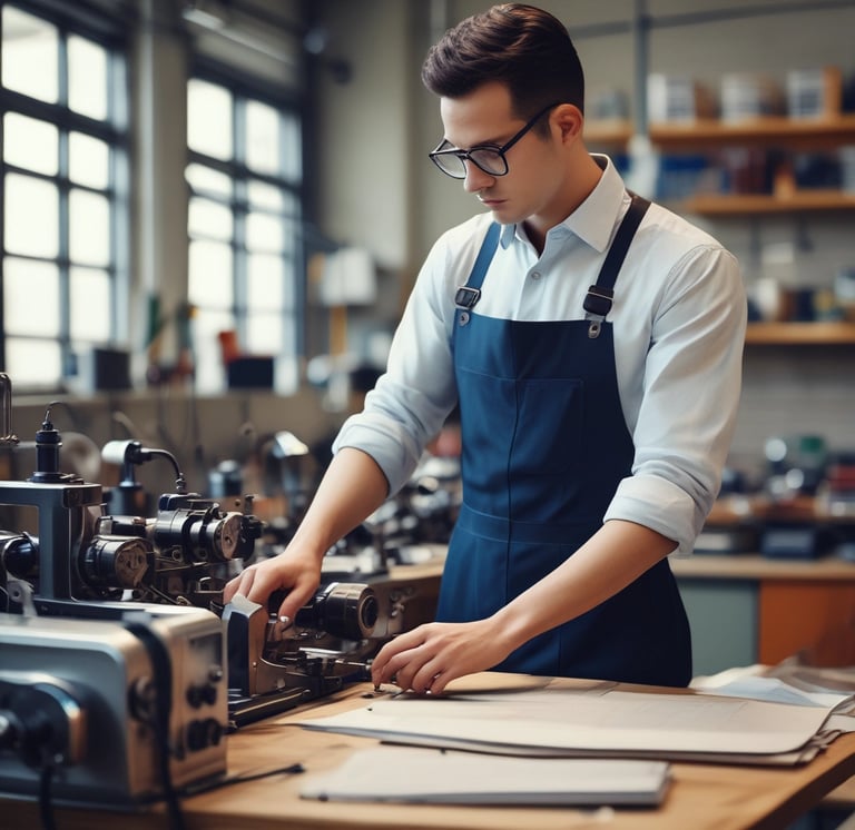 blue and white striped round textile