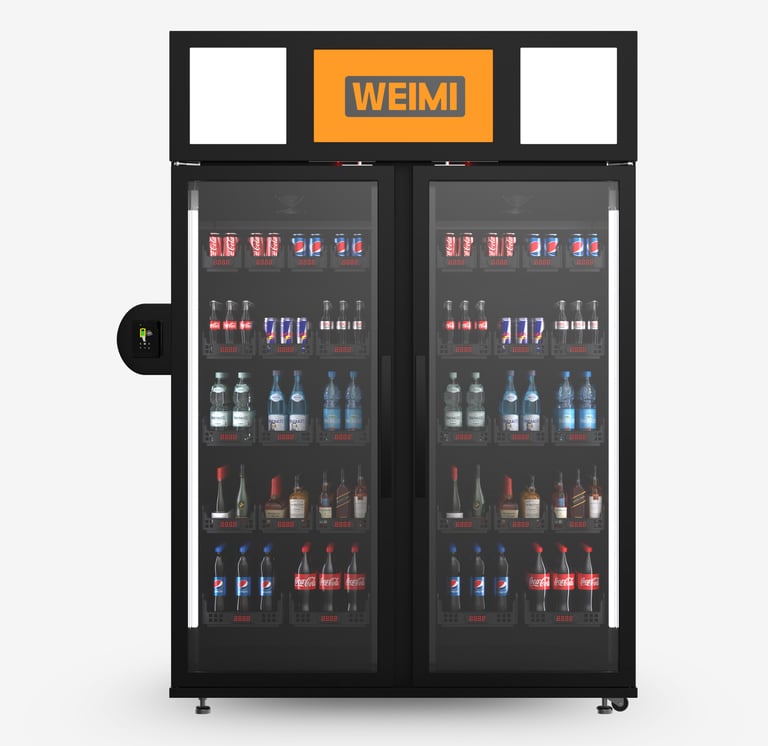WEIMI gudrais ledusskapis, tirdzniecības automāts