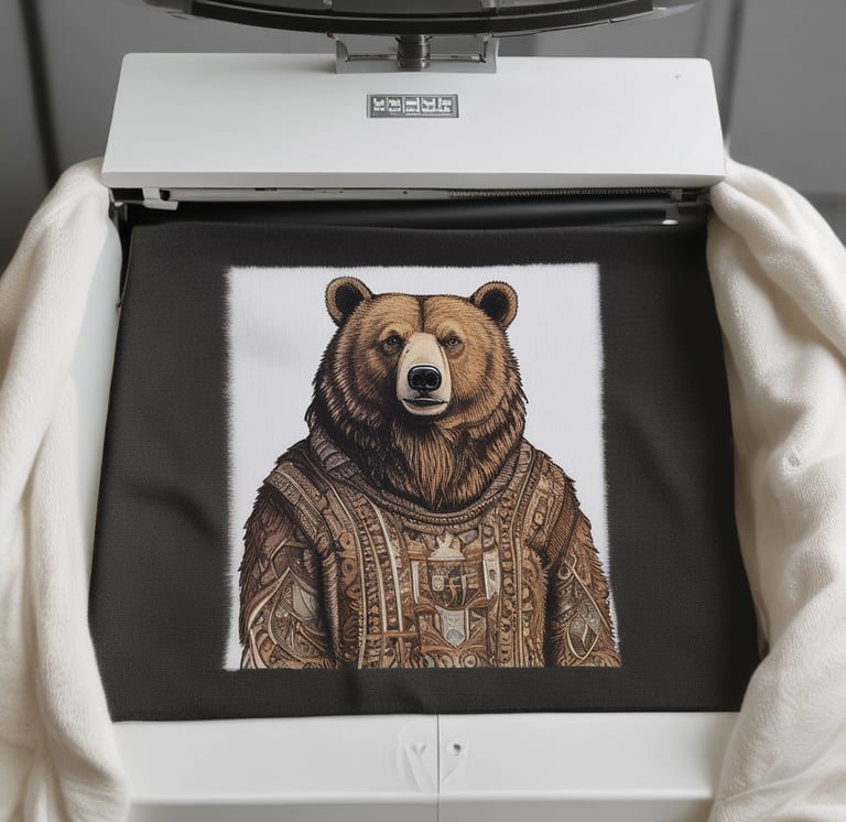 hang brown bobble coat beside book