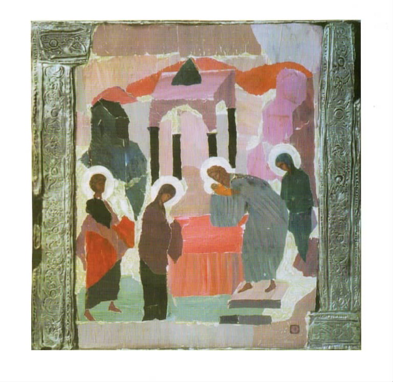 icono de La Candelaria. catedral de Uspenski de Moskú