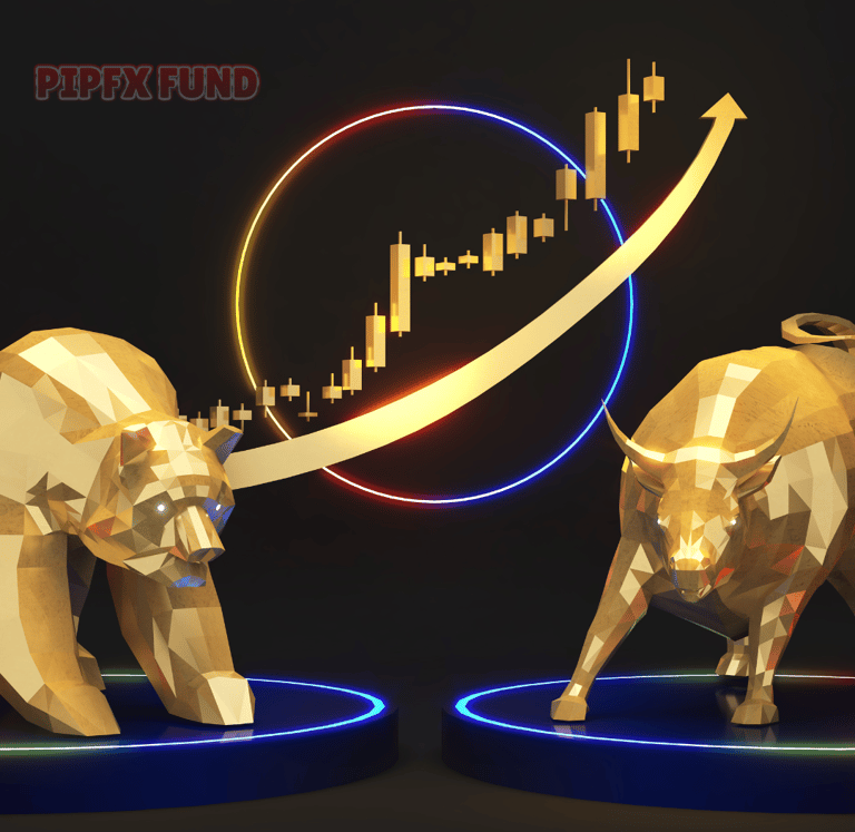 a gold bull and a bearish bearish bearish bearish bearish bear
