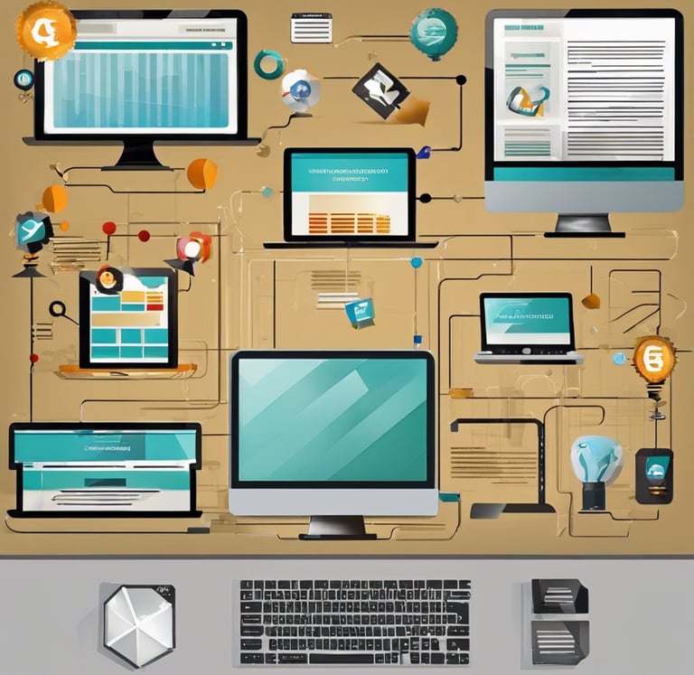 a blue and a white mannequin face to face