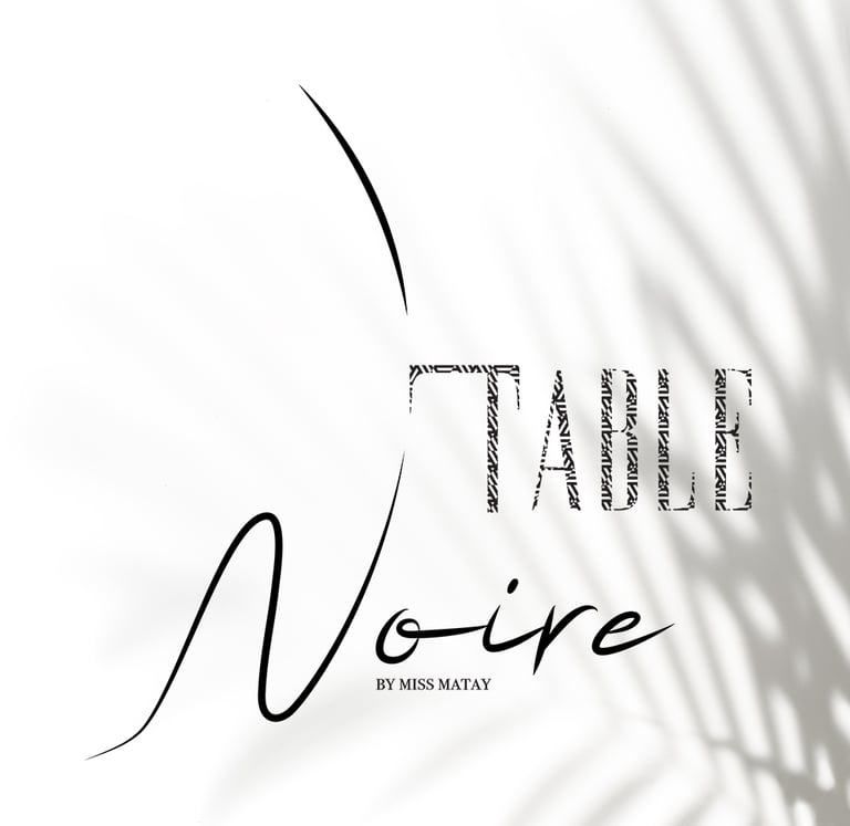 Logotype pour la table noir réunions culturelles