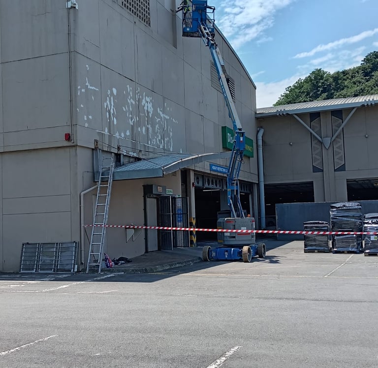 Industrial Painting at a factory in Durban