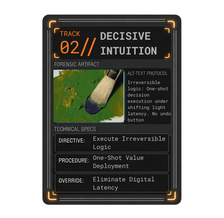 Irreversible logic: One-shot decision execution under shifting light latency. No undo button