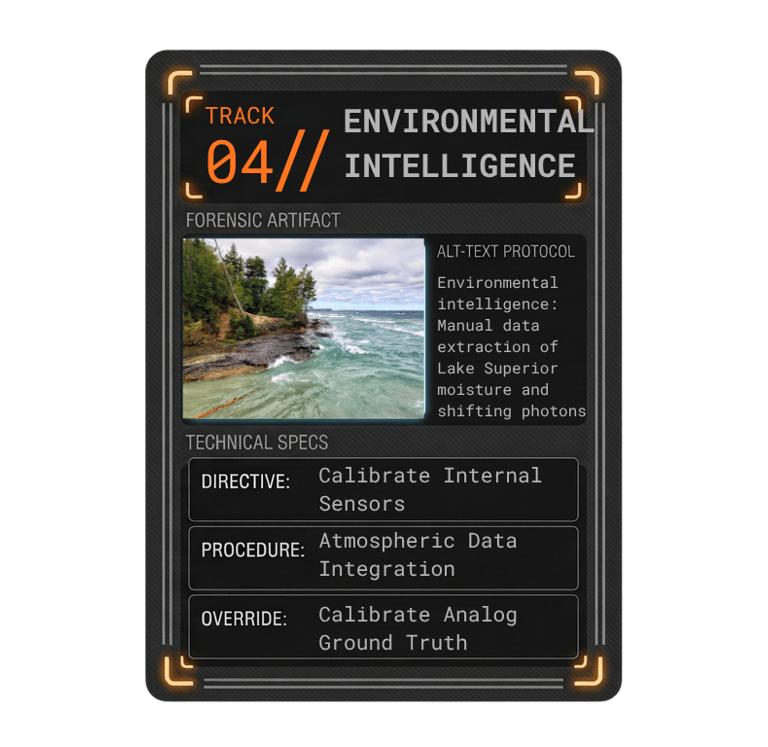 Environmental intelligence: Manual data extraction of Lake Superior moisture and shifting photons