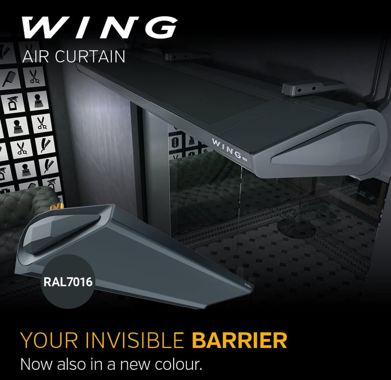 Black Air curtains Wing