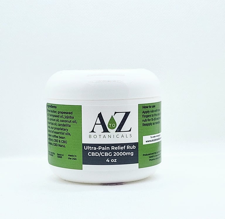 atoz botanicals rub for massage