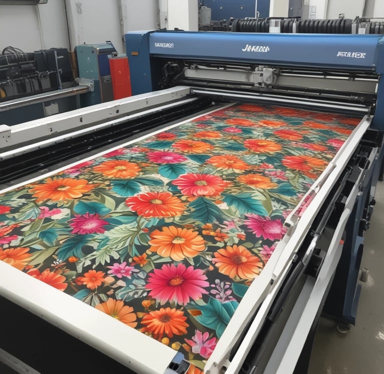 Sheet of plexiglass being precisely cut by a laser cutter in a bright studio.
