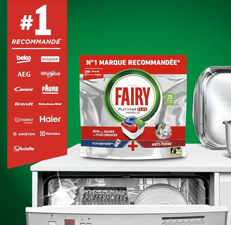 Pastilles lave-vaisselle FAIRY