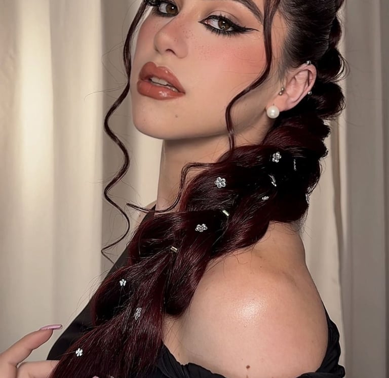 Maquillaje de noche elegante para celebración en Valencia