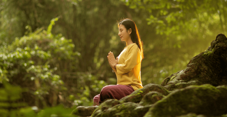 silent meditation retreat