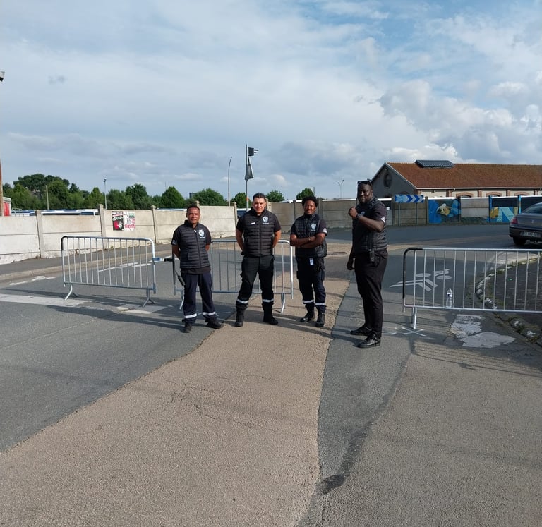 équipe d'agent de sécurité surveillance évènement à Rennes Vannes Saint malo en Bretagne