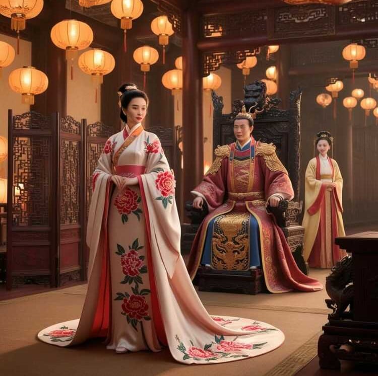 cô gái ứng đối trước mặt hoàng thượng
