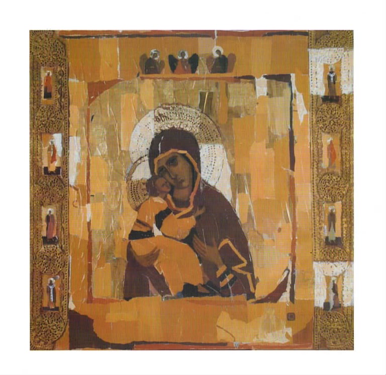 icono dedicado a la madre de dios de vladimir