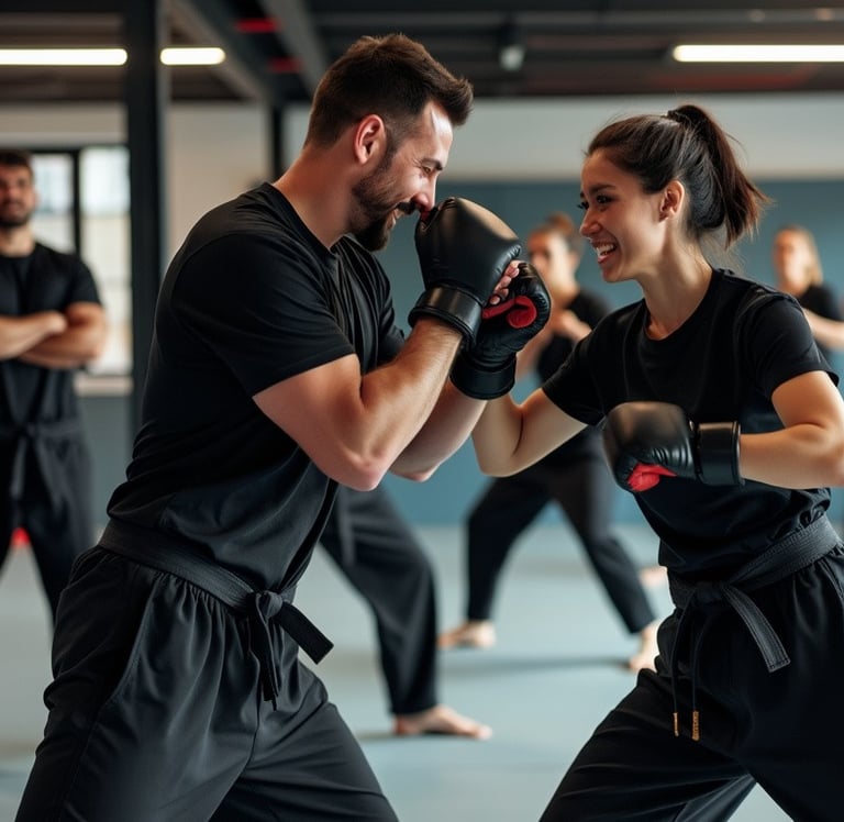 Passage de grade Krav Maga ; ambiance ;