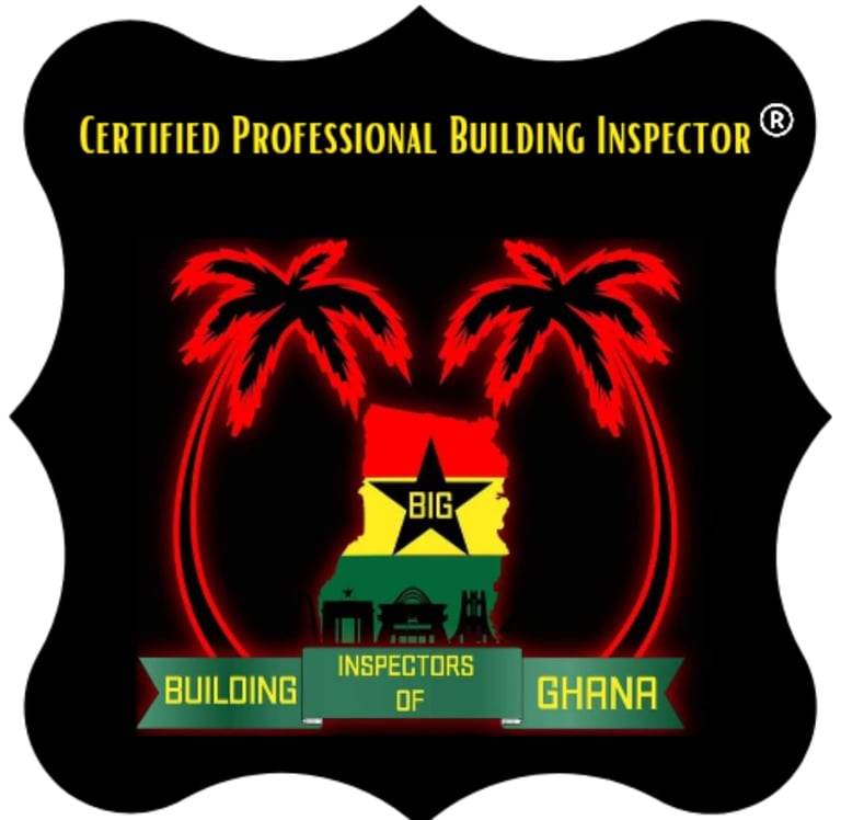 Building inspectors of ghana logo