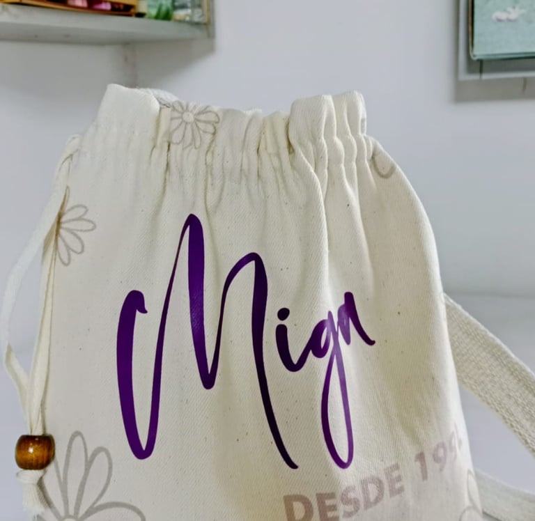 Bolso manos libres estampado