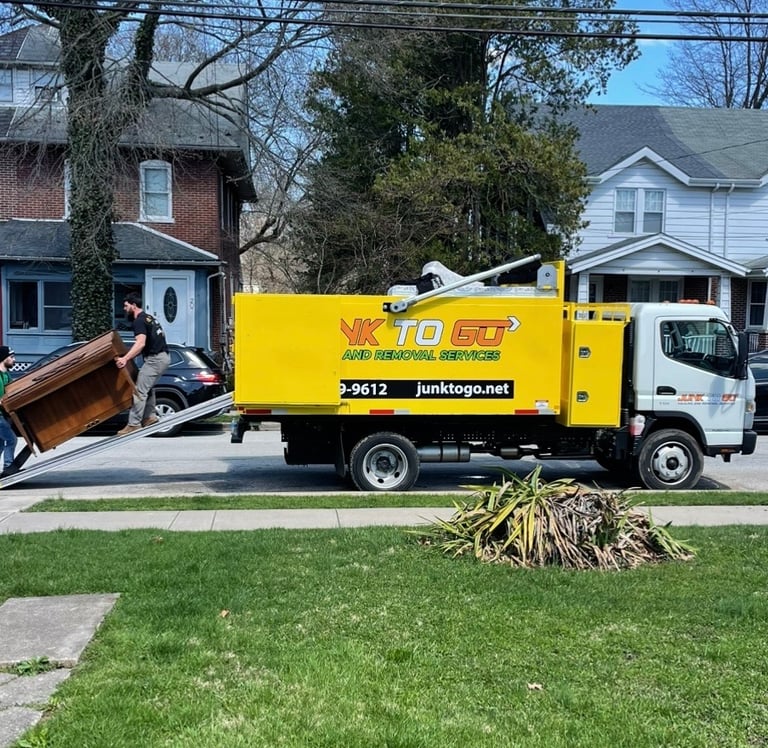 Piano removal and cleanout in Norristown, PA.