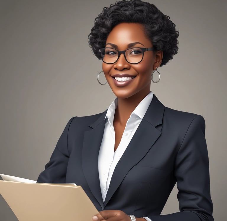 A friendly support worker assisting a participant with a wheelchair in a sunny park.
