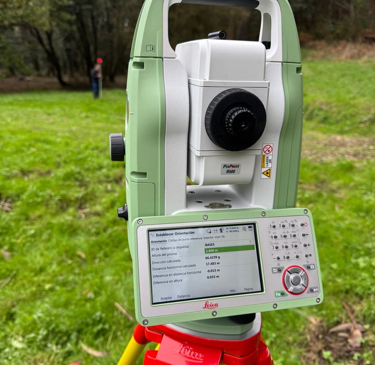estación total leica