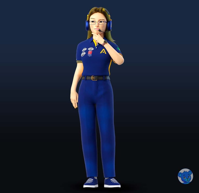 mascote 3D e personagem 3D