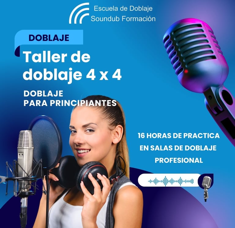 taller de doblaje para principiantes