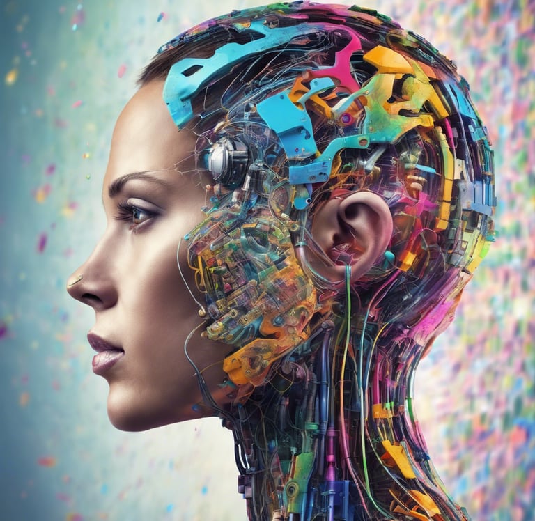 an abstract image of a sphere with dots and lines