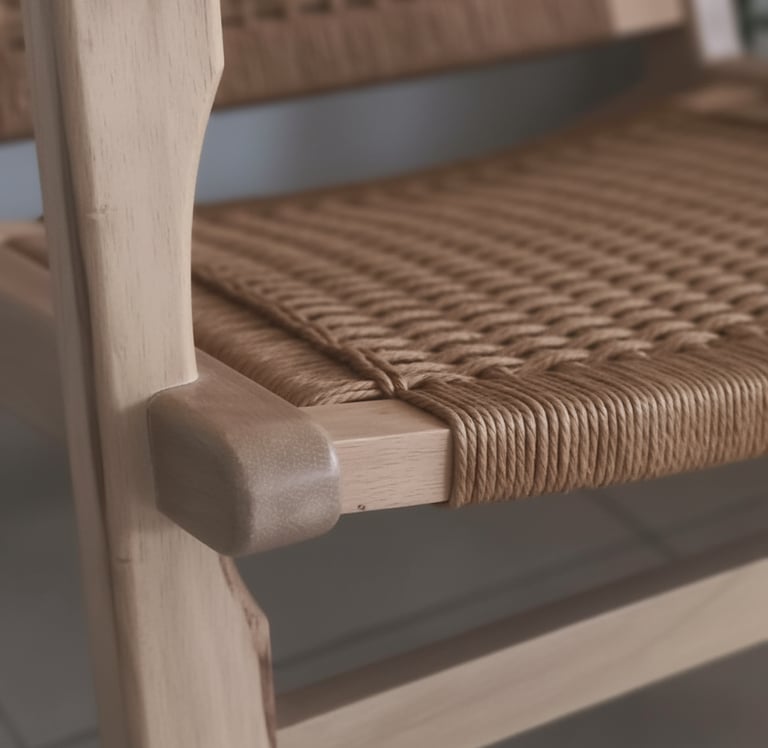 Poltrona Trendy tejida con Papel Kraft