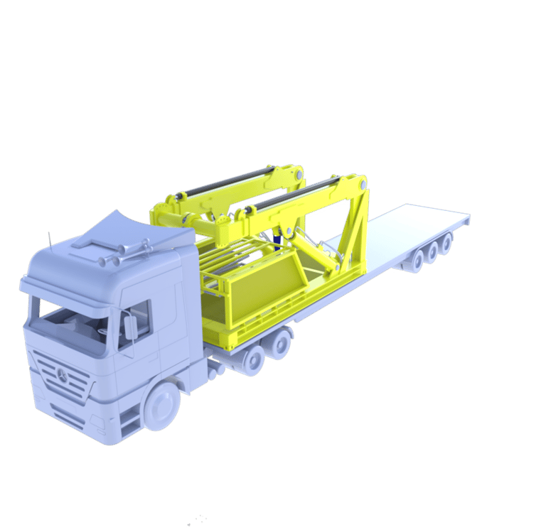 Transportable deployment frame 