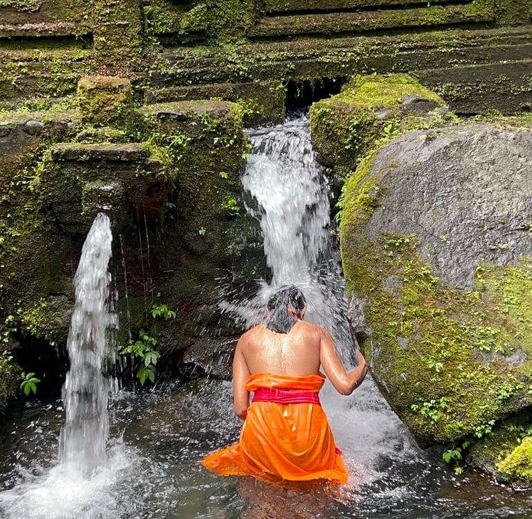 Healing and cleansing Temple waterfall