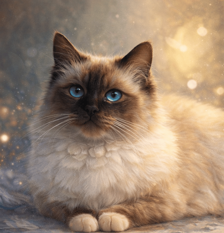 Sacré de Birmanie Seal Point - Historique