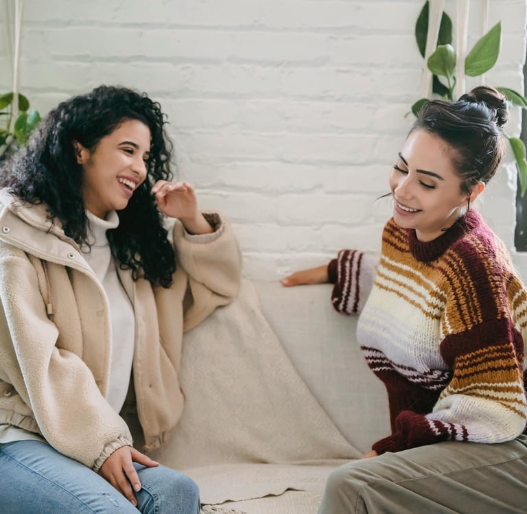Talking therapy between 2 people