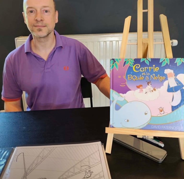 Comic artist David Paternoster