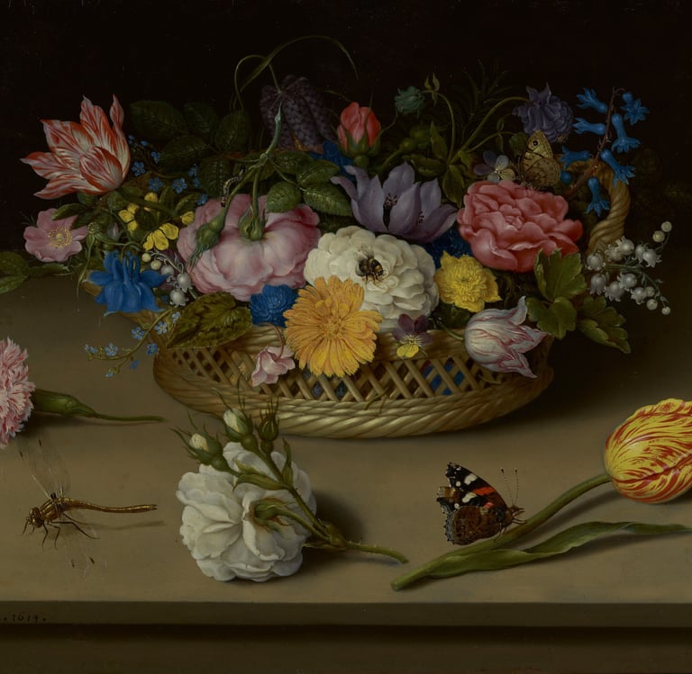 Nature morte de fleurs par Ambrosius Bosschaert l'Ancien