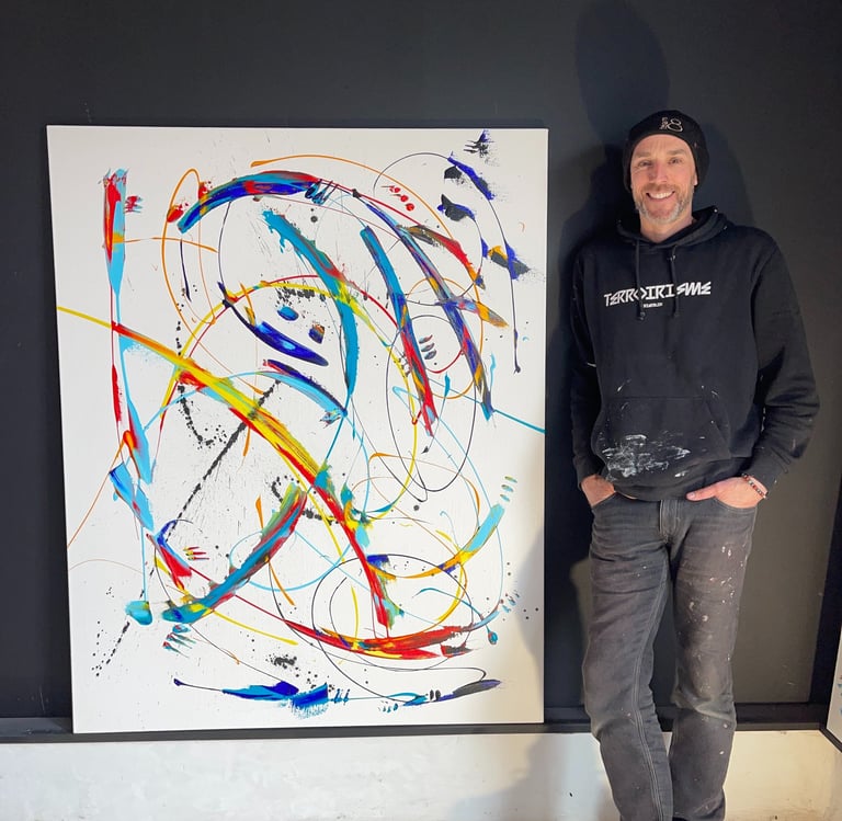 Tiwan artiste peintre Abstract art