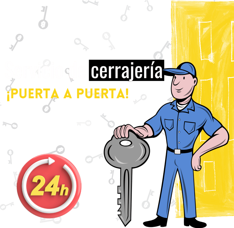 a man in a blue uniform holding a keychaik