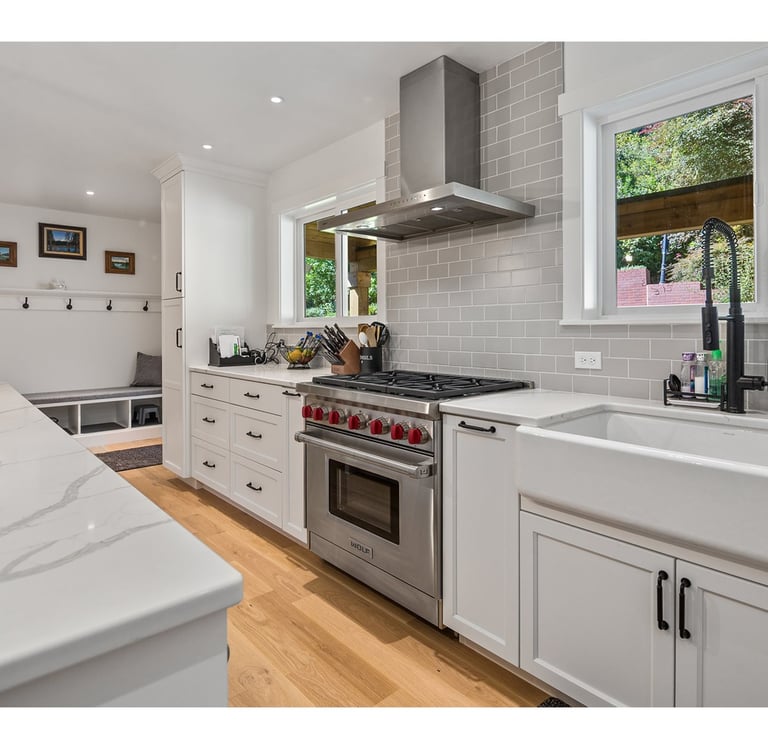 kitchen appliance cook range and hood vent