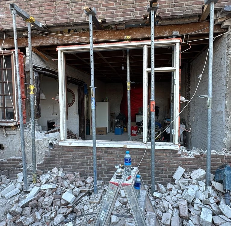 Achtergevel verwijderen