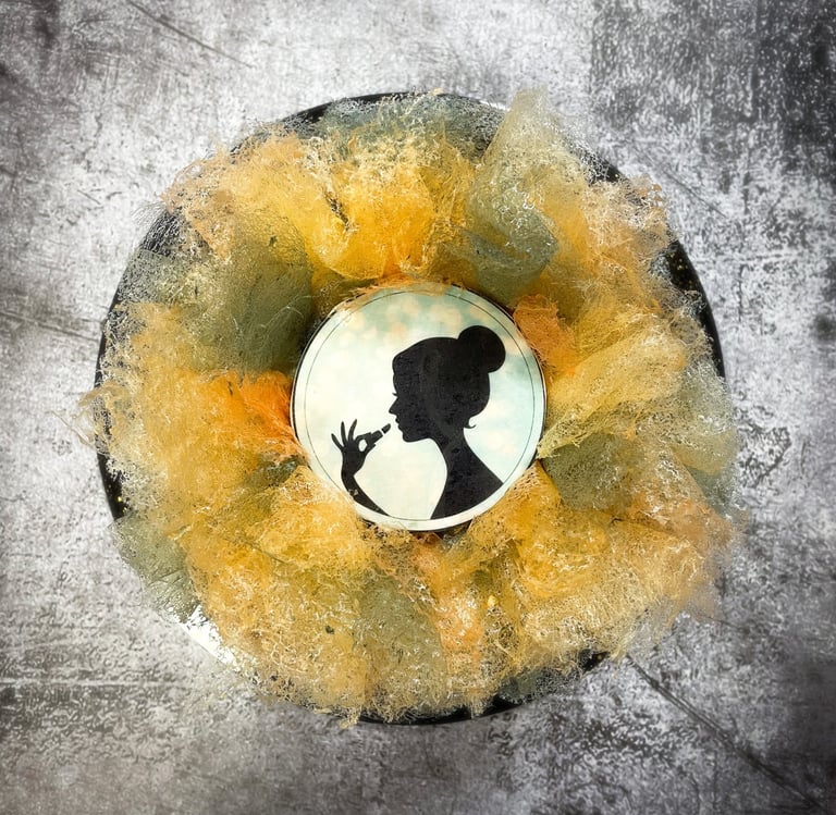 Valgomo popieriaus dekoracija