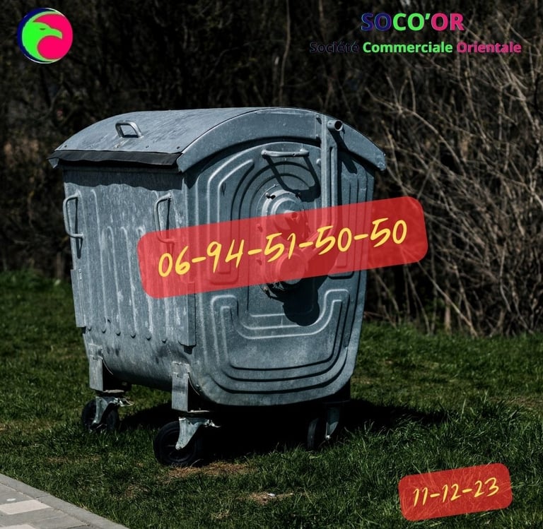 Poubelle Casablanca Solutions Durables