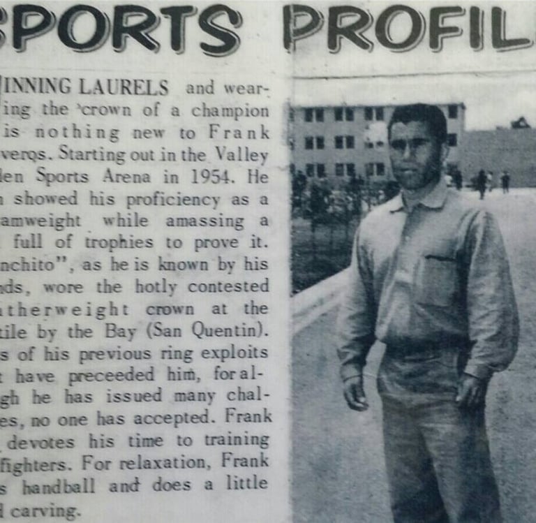 Frank Panchito Ontiveros La Colonia Boxing Club gym prison fighter boxer
