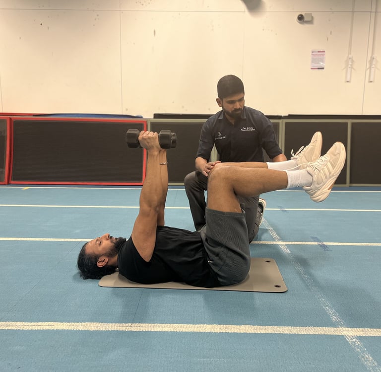 Prehab physiotherapy before surgery in Neath, South Wales