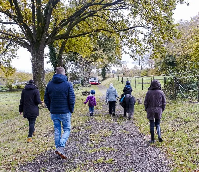 Promenade sensorielle dans l'association