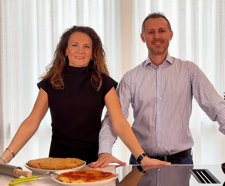 Healthy and Delicious – Francesca and Daniel cooking Mediterranean recipes in Italy