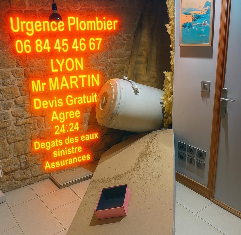 urgence plomberie Lyon 9 sinistre dégâts des eaux fuite d eau agrée assurance MAAF crédit agricole