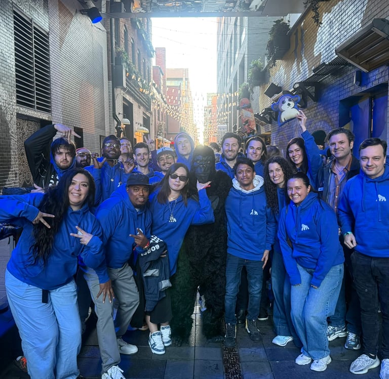 ApeChain Community with Bush Baby Pillow