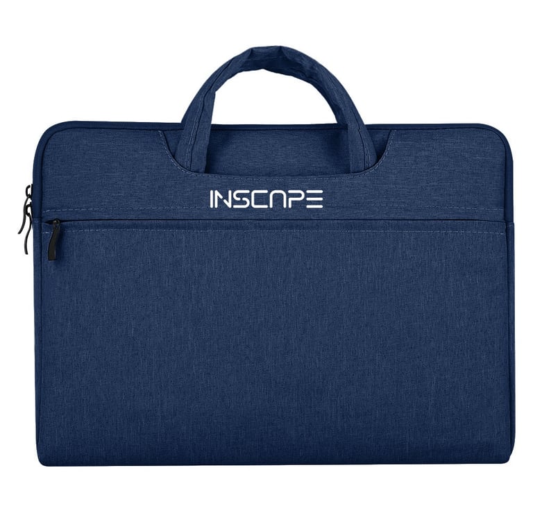 laptop sleeve bag for office with handle in blue color