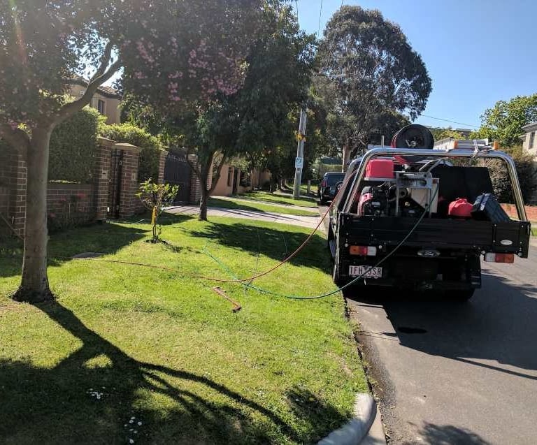 Unblocking a drain in Rosebud